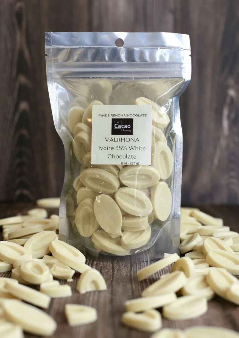 Valrhona Ivoire 35% Real White Chocolate — Cacao Chemistry Chocolatier
